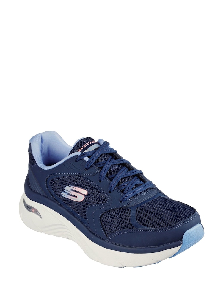 Skechers Blue Arch Fit D'Lux Shoes - Image 2 of 3 Skechers Blue Arch Fit D'Lux Shoes - Image 2 of 3