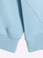 River Island Blue 100% Cotton Regular Fit Boys Hoodie - Image 3 of 4