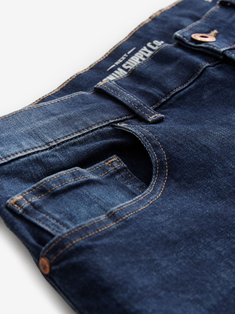 Blue Mid/Blue Light 2 Pack Slim Fit Classic Stretch Jeans - Image 11 of 13