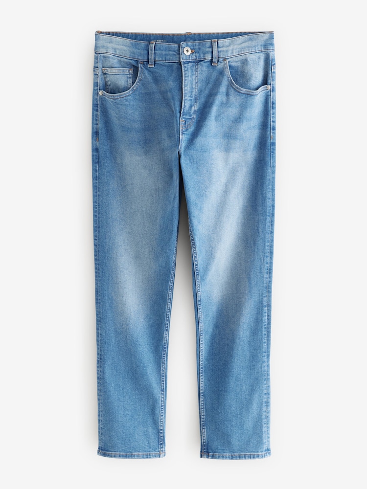 Blue Mid/Blue Light 2 Pack Slim Fit Classic Stretch Jeans - Image 9 of 13