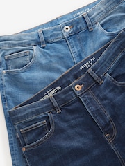 Blue Mid/Blue Light 2 Pack Skinny Fit Classic Stretch Jeans - Image 13 of 13