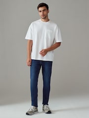 Blue Mid/Blue Light 2 Pack Skinny Fit Classic Stretch Jeans - Image 2 of 13
