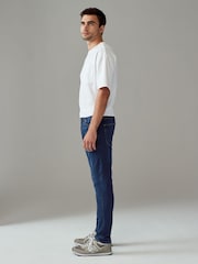 Blue Mid/Blue Light 2 Pack Skinny Fit Classic Stretch Jeans - Image 3 of 13