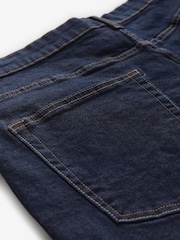 Blue Indigo Rinse/ Black Solid 2 Pack Straight Fit Classic Stretch Jeans - Image 13 of 14
