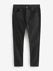 Blue Mid/Black 2 Pack Skinny Fit Classic Stretch Jeans - Image 8 of 12