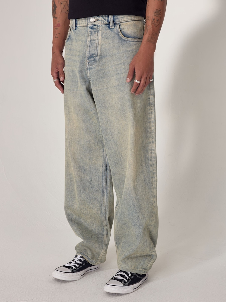 Light Blue Vintage EDIT Barrel Jeans - Image 2 of 10
