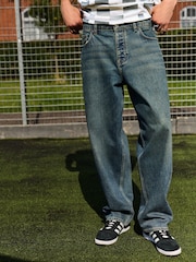 Mid Blue Vintage EDIT Barrel Jeans - Image 2 of 9