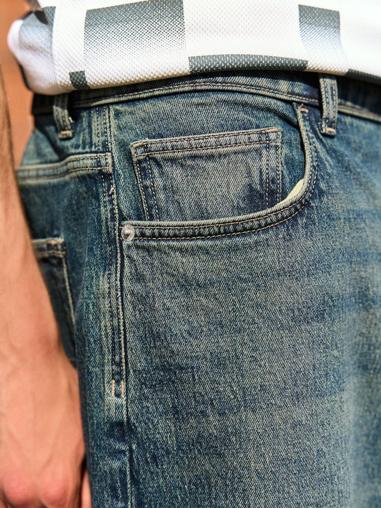 Bleu moyen Vintage - Jeans EDIT Barrel - Image 4 of 9