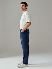Blue Mid/Blue Indigo Rinse - Pack de 2 - Vaqueros elásticos clásicos de corte recto - Imagen 3 de 13