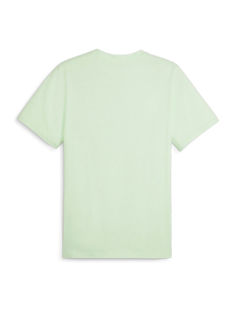 Puma Green Better Essentials Mens Top - Image 2 of 2 Puma Green Better Essentials Mens Top - Image 2 of 2