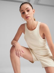 Puma White Her Womens 100% Cotton Tank Top - Image 1 of 5