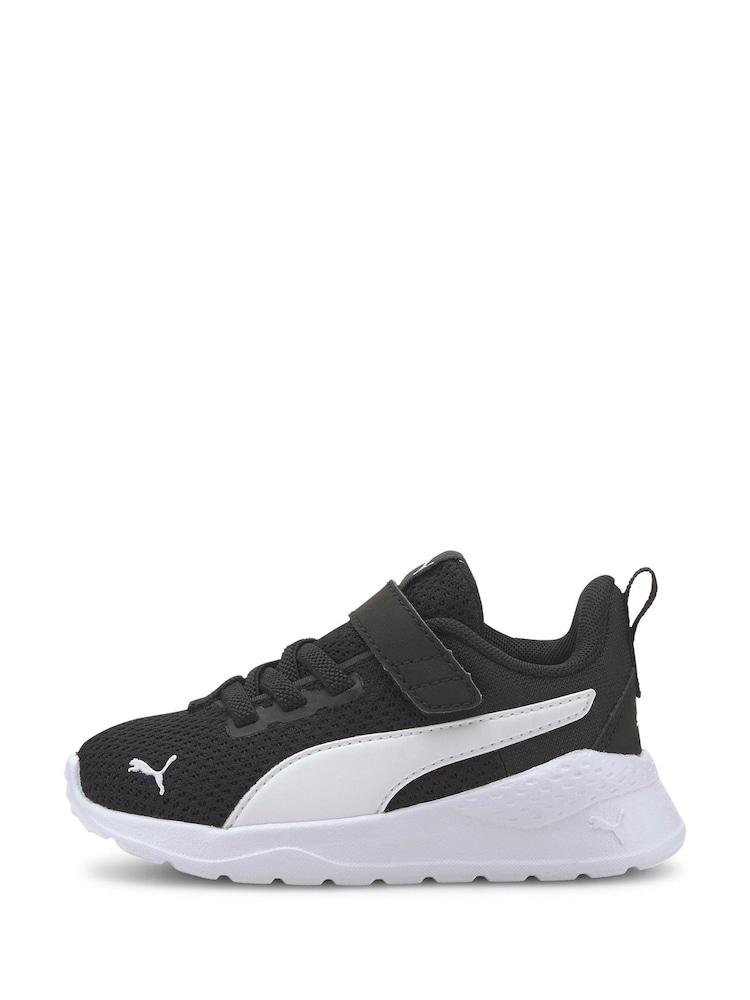 Puma Black Anzarun Lite Unisex Kids Trainers - Image 2 of 5