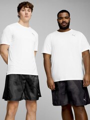 Puma White Mens Run Favorite T-Shirt - Image 1 of 7