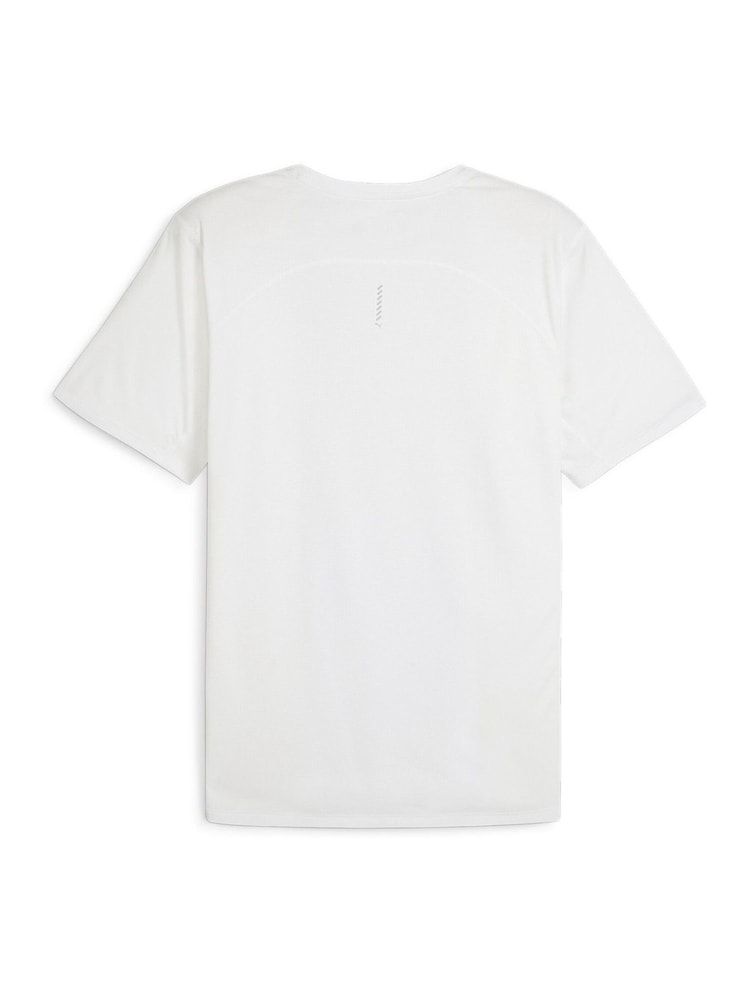 Puma White Mens Run Favorite T-Shirt - Image 7 of 7
