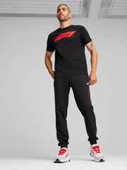 שחור - Puma חולצה עם לוגו ספורט מוטורי של F1® Ess, לגברים - Image 3 of 5