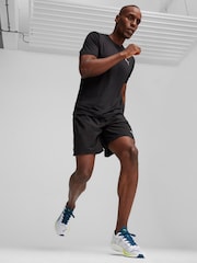 Puma Black Mens Run Cloudspun Short Sleeve Running Top - Image 2 of 5
