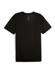 Puma Black Mens Run Cloudspun Short Sleeve Running Top - Image 5 of 5