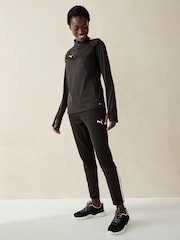 Puma Black Womens Teamliga Quarter-Zip Football Top - Image 3 of 7