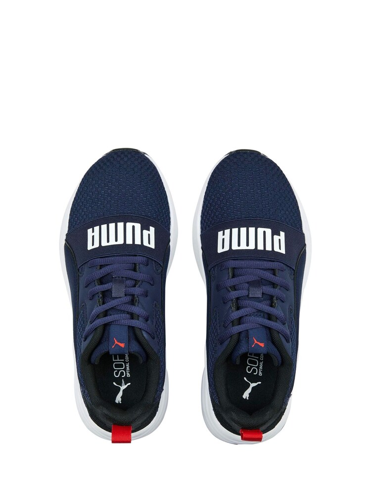 Puma Blue Youth Boys Wired Run Pure Shoes - Image 3 of 4