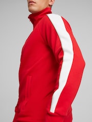 Puma Red Mens Scuderia Ferrari Race Iconic T7 Motorsport Jacket - Image 4 of 7