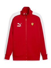 Puma Red Mens Scuderia Ferrari Race Iconic T7 Motorsport Jacket - Image 6 of 7
