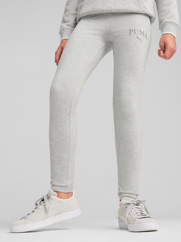 Puma Grey Girls Kids Squad Leggings - Image 1 of 4