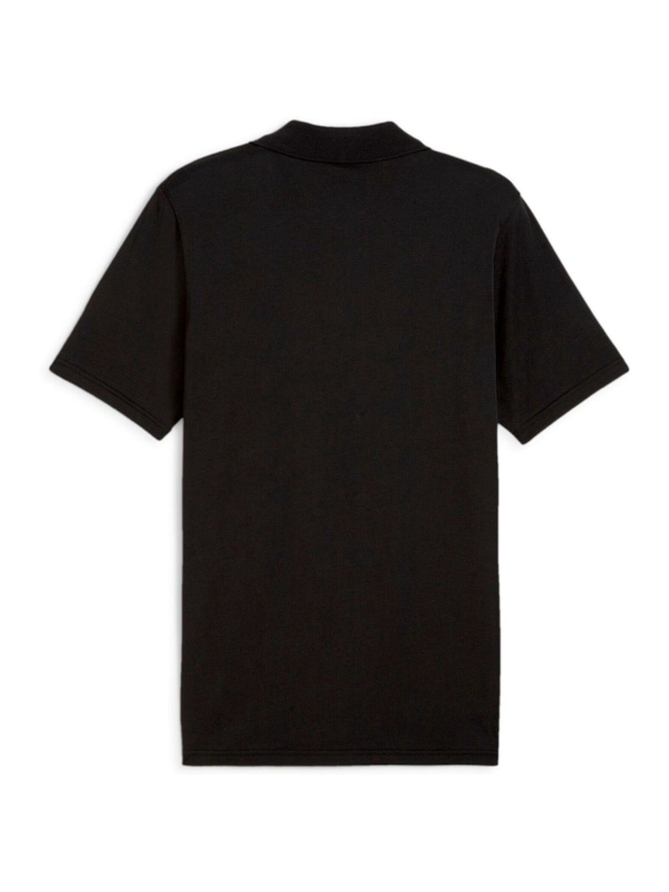 Puma Black Mens F1® Ess Logo Motorsport Polo Shirt - Image 5 of 5