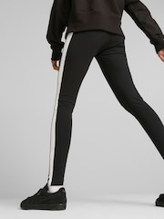 Puma Black Womens Iconic T7 Mid Rise Leggings - Image 3 of 6
