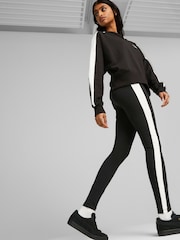 Puma Black Womens Iconic T7 Mid Rise Leggings - Image 4 of 6
