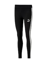 Puma Black Womens Iconic T7 Mid Rise Leggings - Image 6 of 6