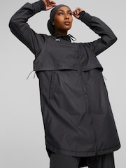 Puma Black Womens Modest Activewear Training Rain Jacket - Image 1 of 6