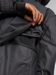 Puma Black Womens Modest Activewear Training Rain Jacket - Image 2 of 6