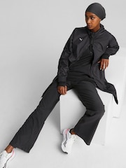 Puma Black Womens Modest Activewear Training Rain Jacket - Image 3 of 6