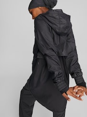 Puma Black Womens Modest Activewear Training Rain Jacket - Image 5 of 6