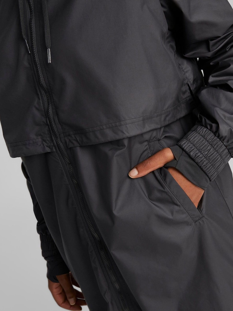 Puma Black Womens Modest Activewear Training Rain Jacket - Image 6 of 6
