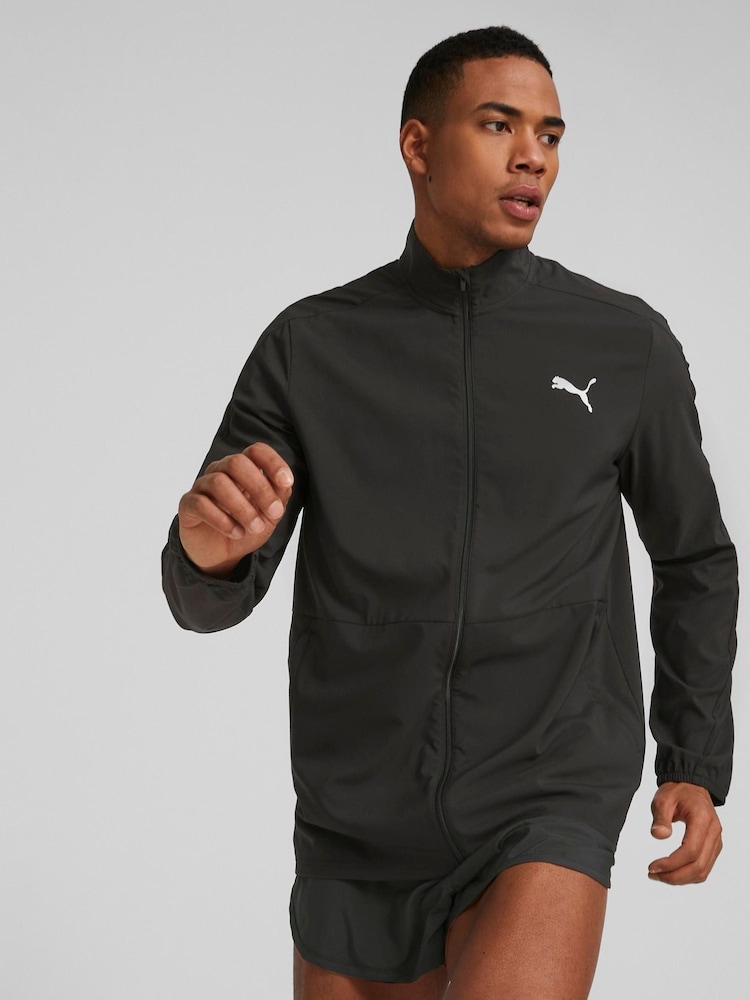 Puma Black Mens Run Favourite Woven Running Jacket - Image 1 of 6