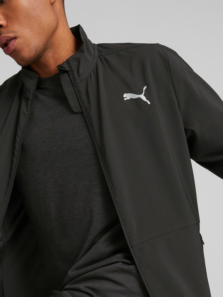 Puma Black Mens Run Favourite Woven Running Jacket - Image 2 of 6