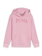 Puma Pink Girls Kids Squad Hoodie - Image 1 of 2