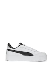 Puma Off White Womens Carina Street Trainers - Image 1 of 5