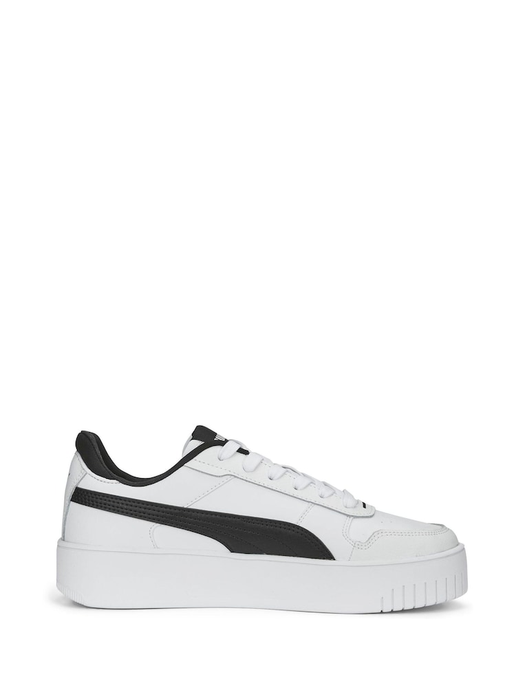 Puma Off White Womens Carina Street Trainers - Image 1 of 5