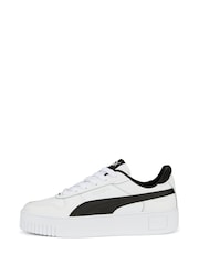 Puma Off White Womens Carina Street Trainers - Image 2 of 5