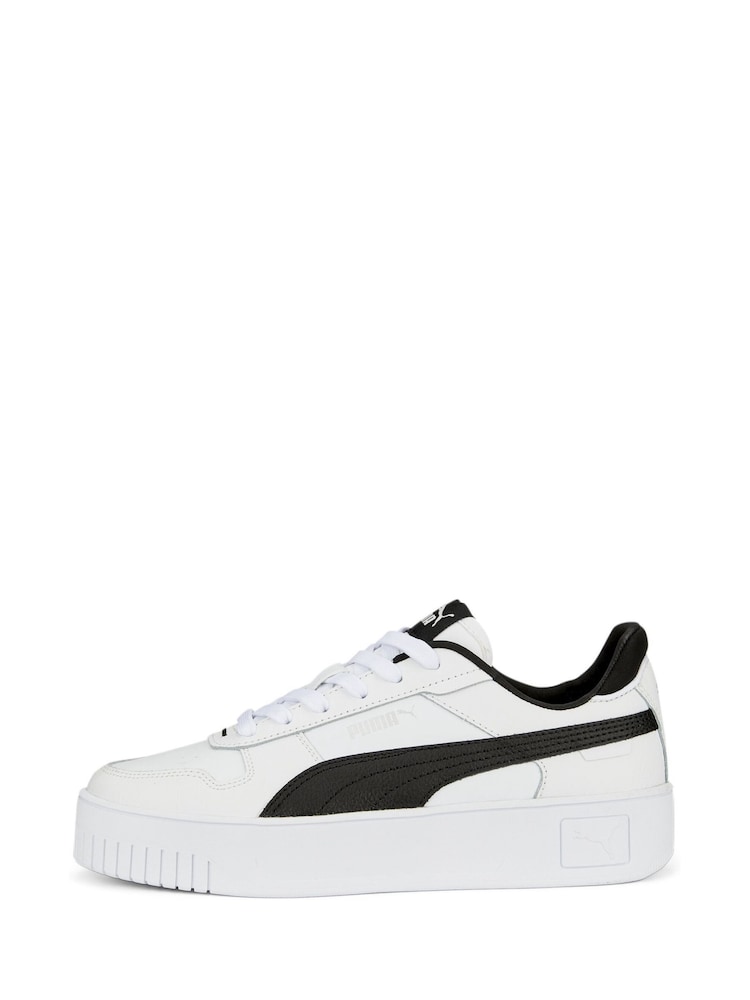 Puma Off White Womens Carina Street Trainers - Image 2 of 5