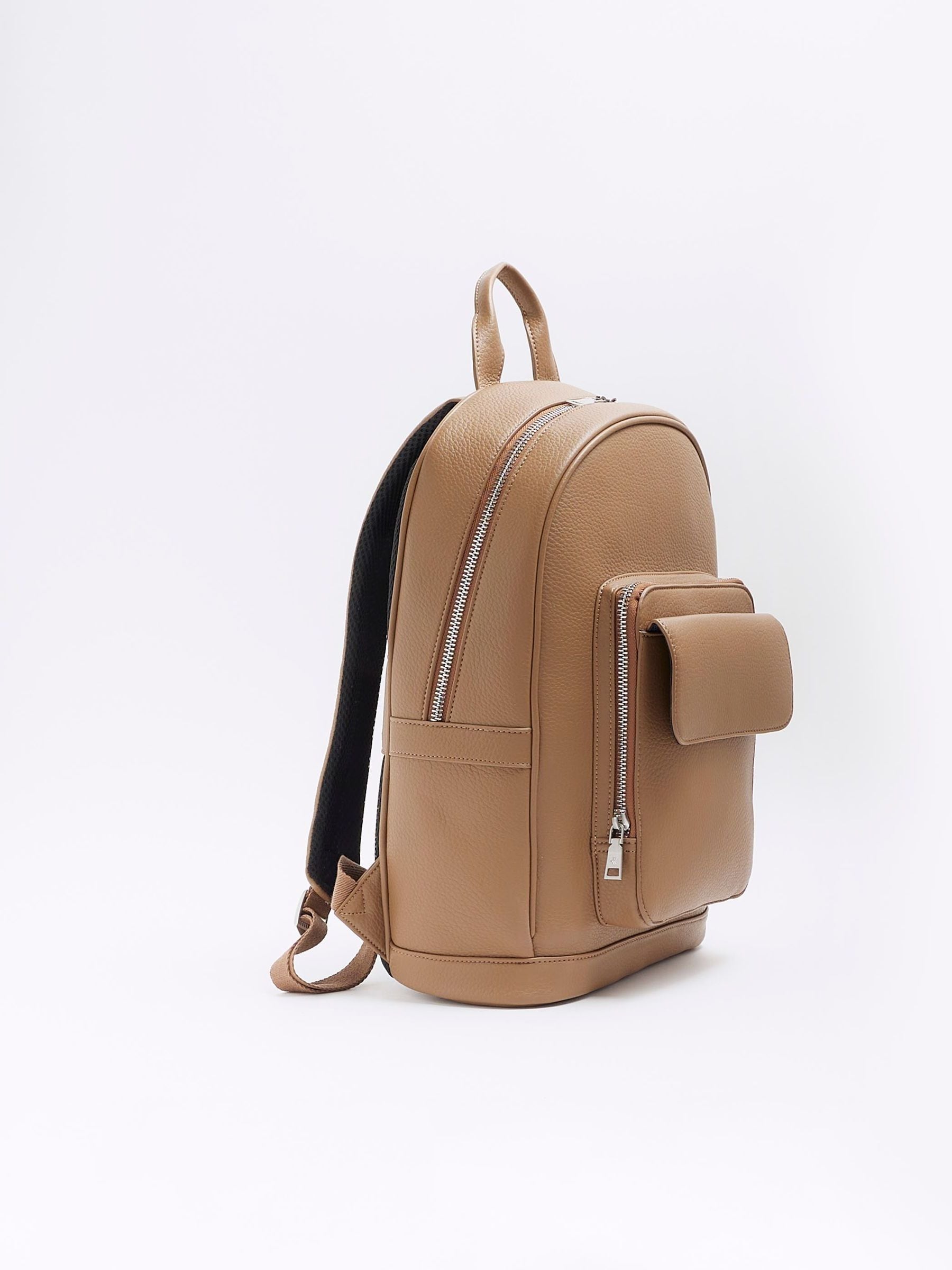 Buy River Island Brown Front Pocket Backpack from Next Ireland