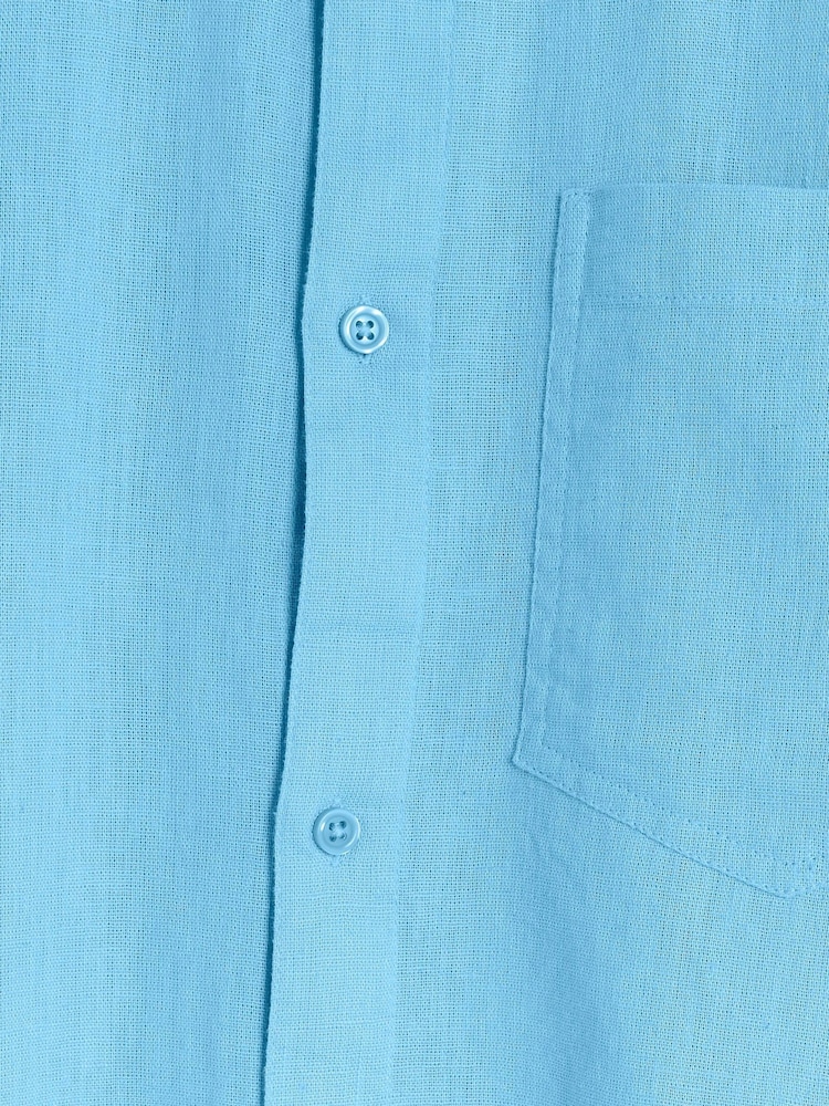River Island Blue Long Sleeve Shirt - Image 4 of 4