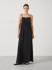 Hush Black Carmen Cami 100% Cotton Beach Dress - Image 1 of 6
