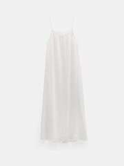 Hush White Carmen Cami 100% Cotton Beach Dress - Image 5 of 5
