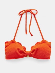 Hush Orange Stella Scallop Bandeau Bikini Top - Image 5 of 5