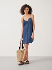 Hush Blue Madden Mini Cami Beach Dress - Image 1 of 6