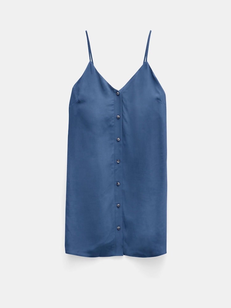 Hush Blue Madden Mini Cami Beach Dress - Image 6 of 6