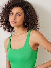 Hush Dark Green Lola Stripe Scoop Swimsuit - Image 2 of 5